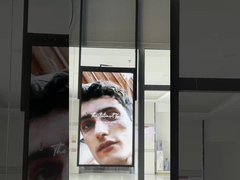 Doppelseitiges LCD 2000nits Digitale Fensterschilder 50 Zoll Wandhänger