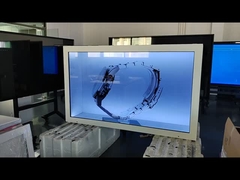 16 9 Anzeige Verhältnis Wandmontage Transparent LCD Vitrine Kapazitive PCAP Touch mit CMS-Software