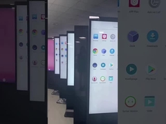 75-Zoll-Freistehender Kiosk Infrarot-Touchscreen 256G WLAN Windows LCD-Display